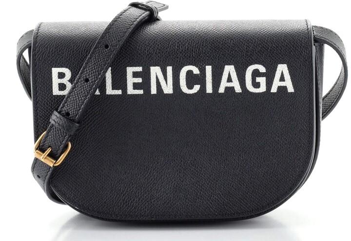 Balenciaga Logo Ville Day Bag Leather XS - ShopStyle