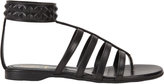 Thumbnail for your product : Fendi Diana Studded Gladiator Sandals