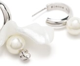 Thumbnail for your product : Simone Rocha Mix-Match Pearl Hoop Earrings