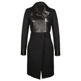 Thumbnail for your product : Gucci Leather Panelled Peacoat