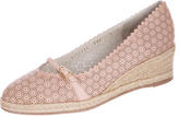 Thumbnail for your product : Ferragamo Perforated Espadrille Wedges