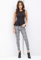 Thumbnail for your product : Forever 21 Lace Panel Peplum Top