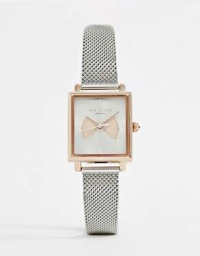 Ted Baker Isabella square mesh watch