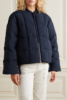 Thumbnail for your product : Jil Sander Cropped Quilted Shell Down Jacket - Blue