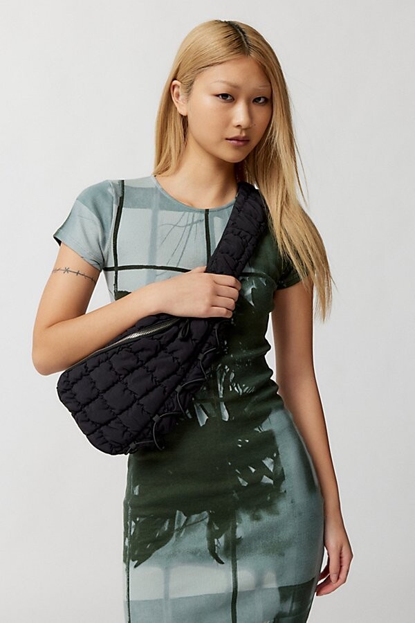 Locò Small Shoulder Bag In Calfskin for Woman in Black