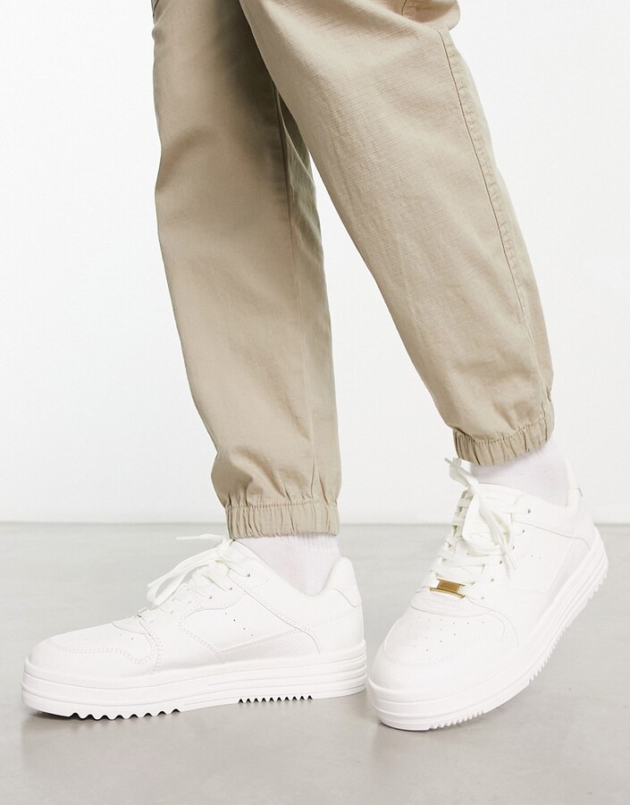 Bershka Men's White Sneakers & Athletic Shoes | over 10 Bershka Men's White  Sneakers & Athletic Shoes | ShopStyle | ShopStyle