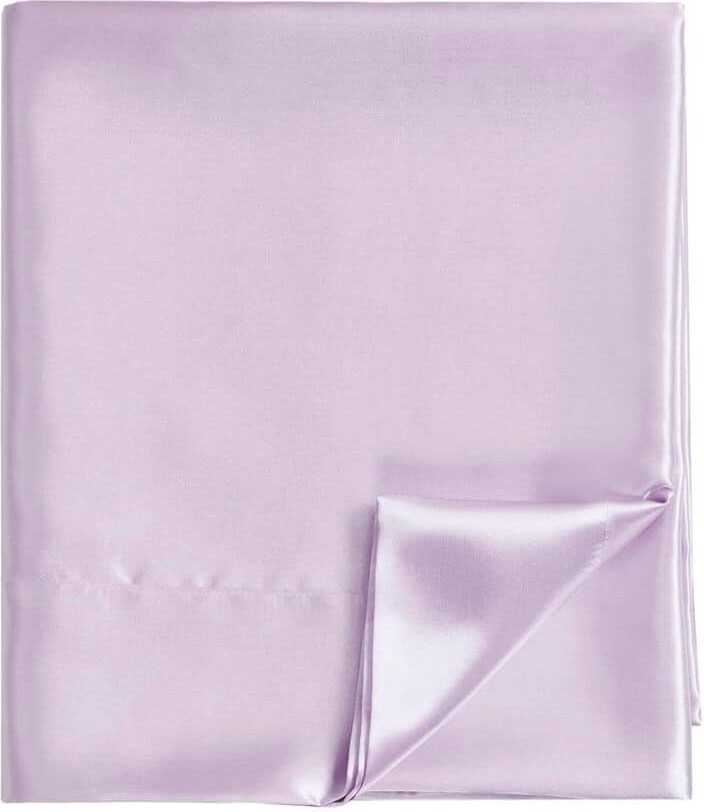 LCEPURE TRADE INC Home Decor OEKO-TEX Certified 6-Piece Satin Sheet Set Wrinkle free, Smooths out Frizzy Hair while Sleeping, Twin, Lilac