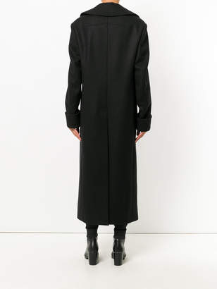 Haider Ackermann long double breasted coat