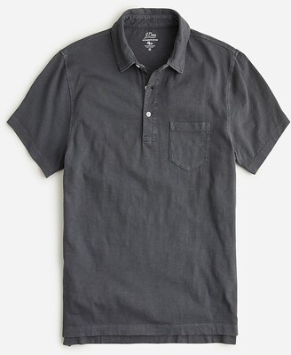 J.Crew Tall garment-dyed slub cotton polo shirt
