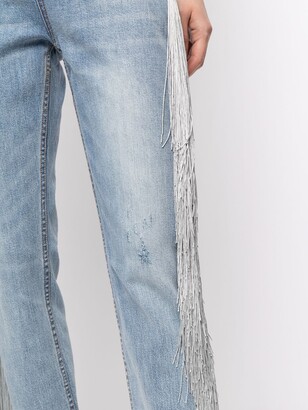 Hellessy Beau fringe-embellished jeans