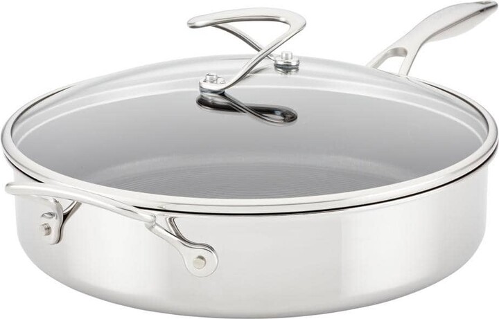 Circulon C-Series 5 qt. Stainless Steel Nonstick Saute Pan Silver with Lid
