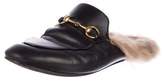 Thumbnail for your product : Gucci Leather Horsebit Mules Black Leather Horsebit Mules