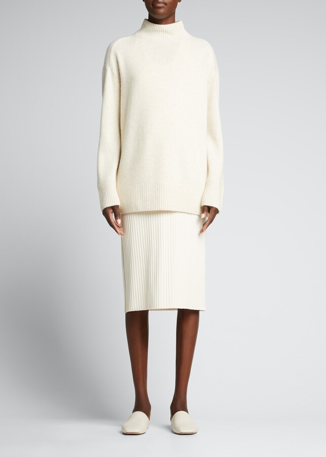 vince side slit sweater