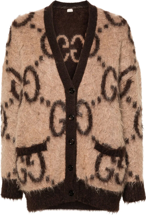 Gucci reversible GG-jacquard cardigan