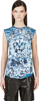 Thumbnail for your product : Balmain Blue Lion Graphic Tank Top