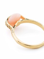 Thumbnail for your product : Pamela Love 18kt yellow gold Saturn pink opal diamond ring