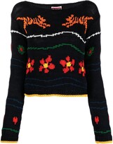 Thumbnail for your product : Kenzo Intarsia-Knit Design Jumper