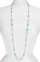 Thumbnail for your product : Anne Klein Long Stone Station Necklace