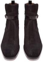 Thumbnail for your product : Christian Louboutin Kiko Glitter-leather Ankle Boots - Mens - Black