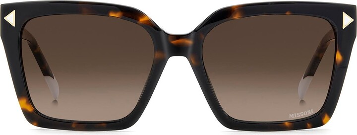 Missoni 55mm Gradient Square Sunglasses