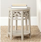Thumbnail for your product : Safavieh Adela Pearl Taupe Side Table