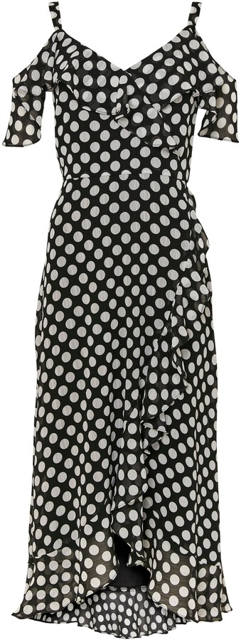 wallis black ruffle dress