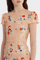 Thumbnail for your product : Yeojin Bae YC 7942 Double Crepe Bouquet Floral Jasmine Dress