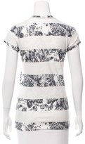 Thumbnail for your product : Stella McCartney Striped Floral Print T-Shirt