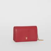 Thumbnail for your product : Burberry Leather Card Case with Detachable Strap