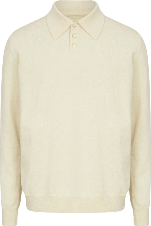 Maison Margiela Elbow-Patch Polo Shirt