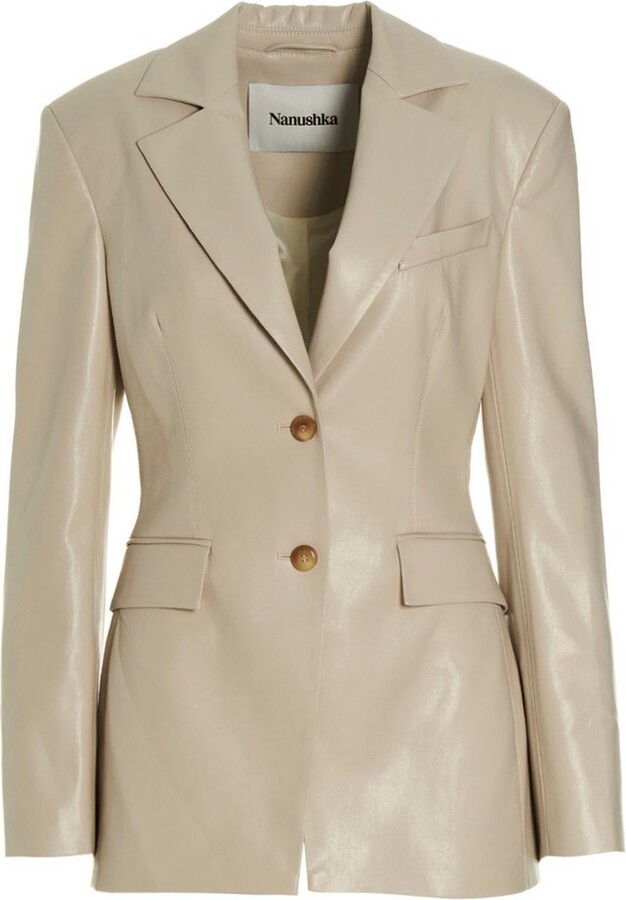 Nanushka Single-Breasted Tailored Blazer