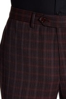 Thumbnail for your product : English Laundry Trim Fit Burgundy Plaid Two Button Notch Lapel Wool Suit