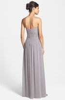 Thumbnail for your product : Donna Morgan 'Audrey' Strapless Chiffon Gown
