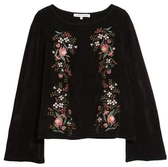 Cupcakes And Cashmere Ruthie Embroidered Sweater