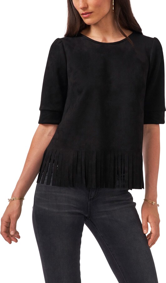 Vince camuto fringe top Clearance