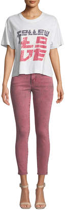 Current/Elliott The Stiletto Mid-Rise Ankle Skinny Jeans