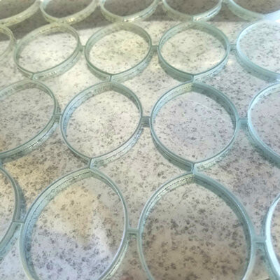 Medici & Co. Venetian Antique 12" x 12" Glass Wall Tile