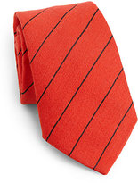 Thumbnail for your product : Armani Collezioni Striped Wool & Silk Tie