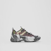 Thumbnail for your product : Burberry Camouflage Print Technical Arthur Sneakers