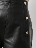Thumbnail for your product : Temperley London Midnight leather shorts