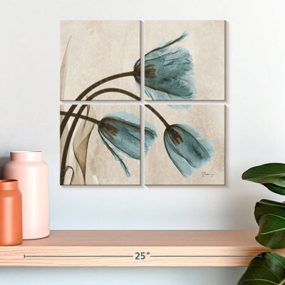 Winston Porter Vibrant Blue Tulips