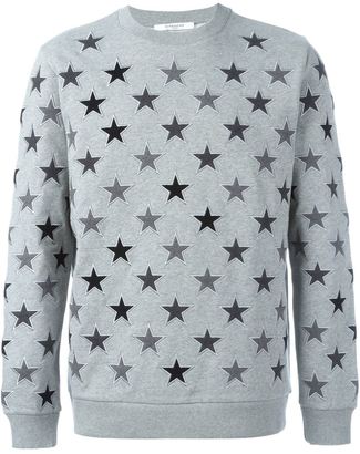 Givenchy star embroidered sweatshirt - men - Cotton/Polyester - S