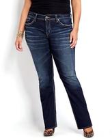 Thumbnail for your product : Addition Elle Silver Suki Slim Bootleg Jeans, Dark Wash
