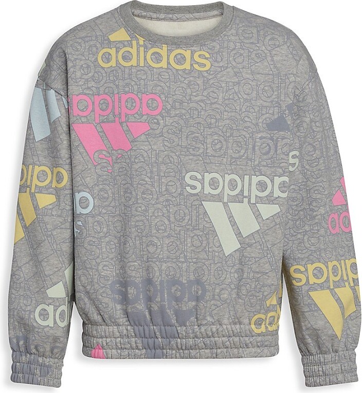 adidas Girls' Gray Sweatshirts | ShopStyle