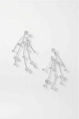 Panconesi Constellation Silver Crystal Earrings - one size