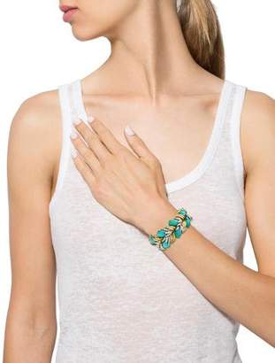 David Webb 18K Turquoise & Diamond Bracelet