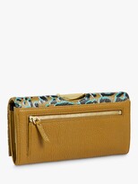 Thumbnail for your product : Ted Baker Naadia Leopard Detail Large Bobble Leather Purse, Olive