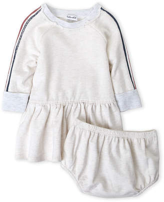 Splendid Newborn/Infant Girls) Two-Piece Fit & Flare Sweatshirt Dress & Bloomers Set