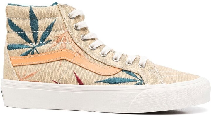 colorful vans hightops