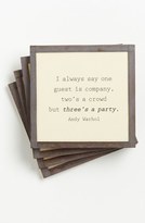 Thumbnail for your product : Ben's Garden 'I Always Say One' Coasters (Set of 4)